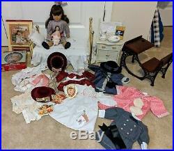 American Girl Pleasant Companysamantha 18 Doll 7 Outfits Bed