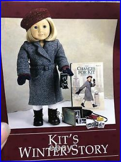 18 American Girl Doll Outfit Kit Winter Story Coat Beret Mittens Photography #6