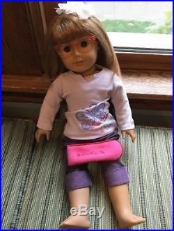 18 Inch American Girl doll, strawberry hair, green eyes, outfits also