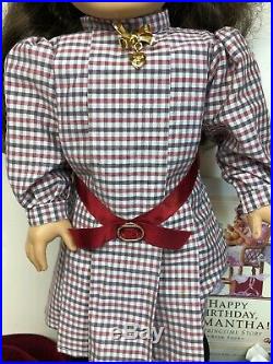 18 Pleasant Original American Girl Doll Samantha Meet Outfit & More Retired