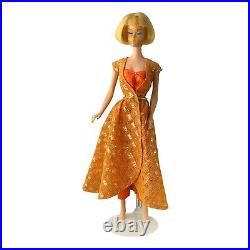 1965 Vintage American Girl Barbie Ash Blonde bend leg with Dinner At Eight Outfit