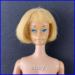 1965 Vintage American Girl Barbie Ash Blonde bend leg with Dinner At Eight Outfit