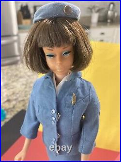 1966 American Girl Barbie & Pan Am Airways Outfit, complete. All original