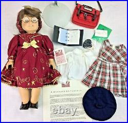 1989 Pleasant Company American Girl Molly Doll White Body Outfit School Germany