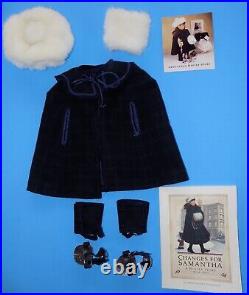 1st Rel. 1988 Pleasant Company Samantha American Girl Cape Outfit Skates Set EXC