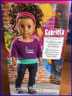 2017 Doll of the Year American Girl GABRIELA 18 with Book, Accessories, &Outfit NIB
