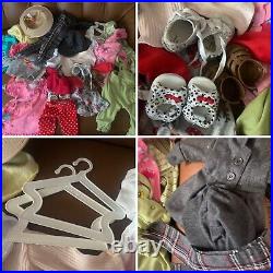 3 X American Girl Dolls Josefina CYO + Clothing and Shoes Lot