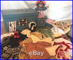 AG/Pleasant Company Kirsten Doll w Trunk, Bed, Nightstand and Many Outfits/Acc