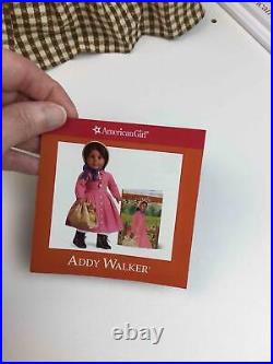 AMERICAN GIRL ADDY Birthday Outfit Pinafore/DressSocksSnoodPamphletAG tag