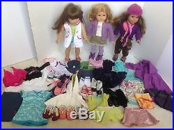 AMERICAN GIRL DOLLS MARISOL TODAY BF-GT7F GT21F MEET OUTFIT SHOES TENNIS PJs LOT
