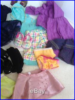 AMERICAN GIRL DOLLS MARISOL TODAY BF-GT7F GT21F MEET OUTFIT SHOES TENNIS PJs LOT