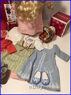 AMERICAN GIRL DOLL CAROLINE Plus OUTFITS & ACCESSORIES LOT EXCELLENT