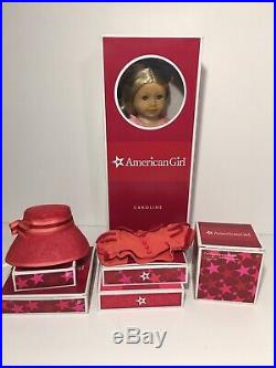 AMERICAN GIRL DOLL CAROLINE Plus OUTFITS & ACCESSORIES LOT EXCELLENT
