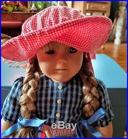 AMERICAN GIRL DOLL Historic Vintage Retired KIRSTEN 18 IN ORIGINAL OUTFIT