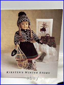 AMERICAN GIRL DOLL KIRSTEN WINTER OUTFIT (1990) and accessories