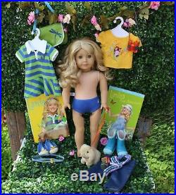 AMERICAN GIRL DOLL LANIE 2010 & Books, Accessories, Nature Outfit, Nature Set