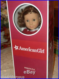 AMERICAN GIRL DOLL NIB REBECCA 18 With BOOK MEET OUTFIT HAIR NET RETIRED VERSION