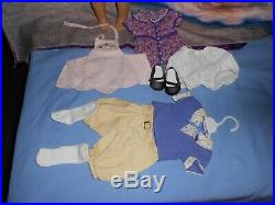 AMERICAN GIRL DOLL RUTHIE IN MEET OUTFIT WithHTF APRON PLUS PLAY OUTFIT