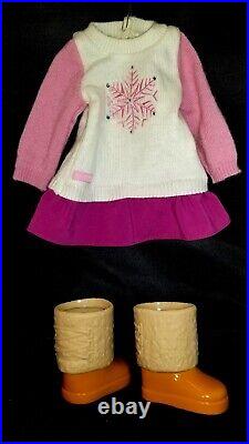 AMERICAN GIRL DOLL Ruthie Smithens Retired Brown HAIR BLUE EYES +CLOTHES LOT