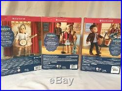 AMERICAN GIRL DOLL Tenney Grant with3 OUTFITS SPOTLIGHT, PERFORMANCE, LOGAN PRFRM
