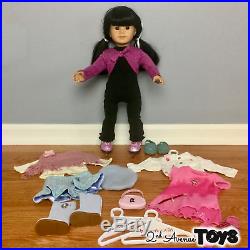 AMERICAN GIRL Doll & Clothes Lot EUC ASIAN JLY #4 (RARE) Outfits ALL AG BRAND