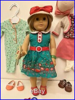 AMERICAN GIRL KIT DOLL (RETIRED) COLLECTION-with DOLL, 3 OUTFITS, BOOKS, SCOOTER