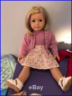 AMERICAN GIRL KIT KITTREDGE doll with many original outfits, accessories & books