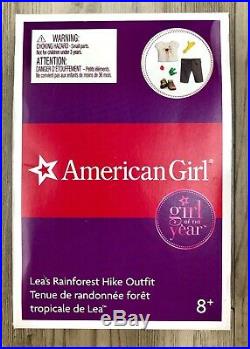 AMERICAN GIRL Lea Clark DOLL + RAINFOREST HIKE OUTFIT GOTY 2016 EARRINGS