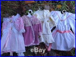 AMERICAN GIRL TRUNK 10 OUTFITS SAMANTHA 8 ADDY 7 KIRSTEN 16 rare accessory sets