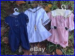 AMERICAN GIRL TRUNK 10 OUTFITS SAMANTHA 8 ADDY 7 KIRSTEN 16 rare accessory sets
