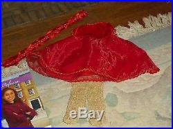A/G REBECCA Doll Lot Pre-BeForever- 3 OUTFITS, THEATER SET, HAT, METAL BOX-BOOK