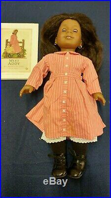 Addy American Girl doll, bed set, outfits, and books