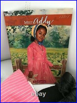 Addy Walker Retired Doll American Girl Collection Book Meet Greet Outfit