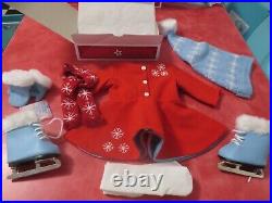 Adult Owned American Girl Maryellen Ice Skating Outfit+ Accessories New In Box