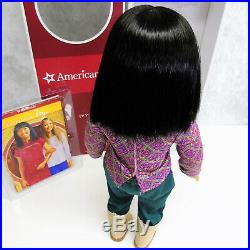 American Chinese Girl Doll IVY LING + Meet Outfit + Earrings Accessory Book BOX+