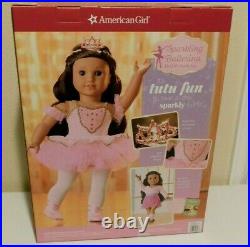 American Girl 18 Black Hair Sparkling Ballerina Doll & Outfit Set 12 Pieces
