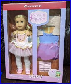 American Girl 18 Blonde Hair Sparkling Ballerina Doll & Outfit Set 12 Piece NEW