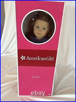 American Girl 18 Doll 2013 Saige Doll in box with extra outfit
