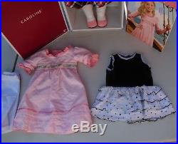 American Girl 18 Doll Caroline with Extra Outfits