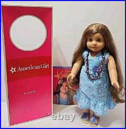 American Girl 18 Doll KANANI Box Meet Outfit Necklace Book