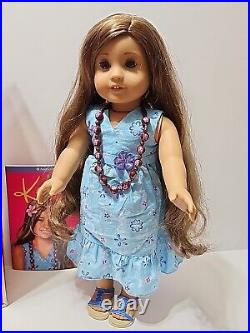 American Girl 18 Doll KANANI Box Meet Outfit Necklace Book