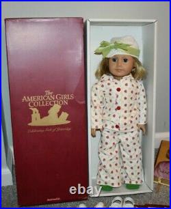 American Girl 18 Doll Kit Kittredge original outfit 39 pc shoes, outfits BOX