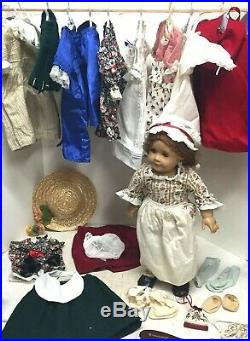 American Girl 18 Felicity Doll Pleasant Company 9 Outfits, Horse, Accessories