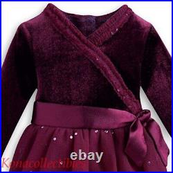 American Girl 2009 Holiday Sparkly Plum Outfit for Doll New! NRFB Gorgegous
