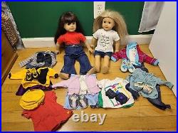 American Girl 90s Clothing Lot with Dolls
