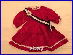 American Girl Addy Patriotic Party Dress Outfit Sash Lincoln Retired Rare EUC