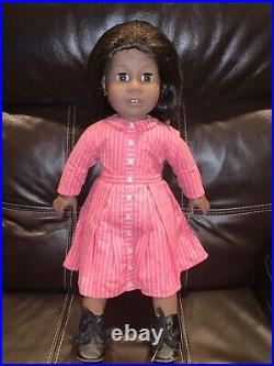 American Girl Addy Walker Doll Vintage Original with Pink Meet Dress Outfit