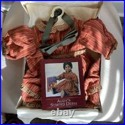 American Girl Addy's Striped Dress Outfit Brand New In Box RARE Long Retired