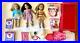 American Girl Beautiful Bundle of 3x 18 Dolls & Accessories