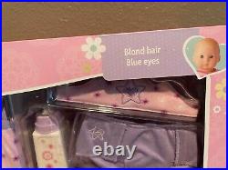 American Girl Bitty Baby Doll & Accessories Blond Blue Eyes Outfits Bag Plus Nib